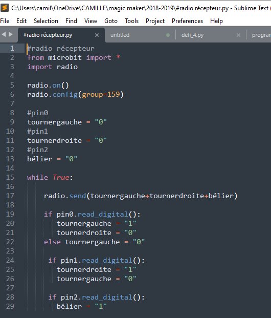 Code d'un mini radio-récepteur