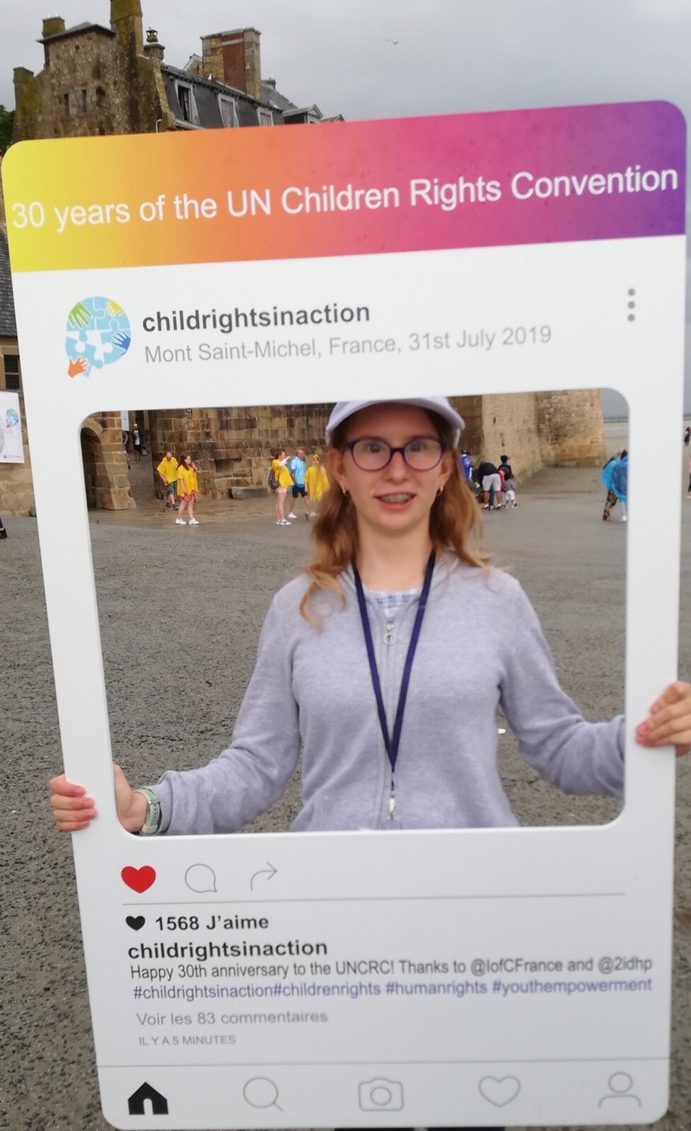 Post Instagram au Mont Saint Michel